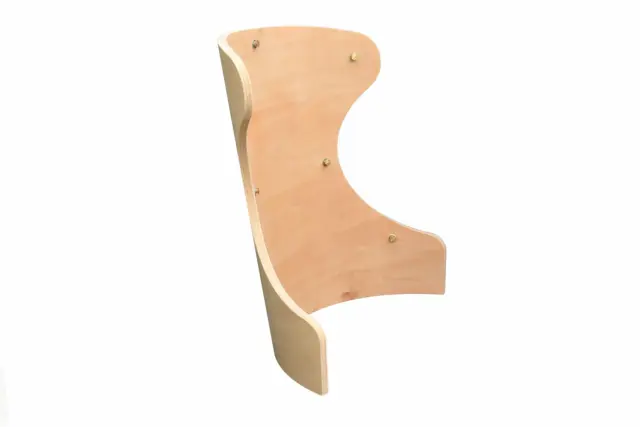 Coque de chaise en contreplaqué moulé avec attache