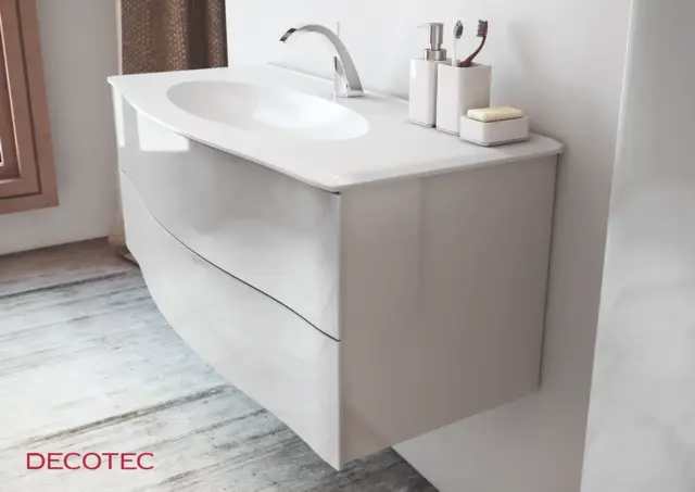 Face de tiroir salle de bain Decotec