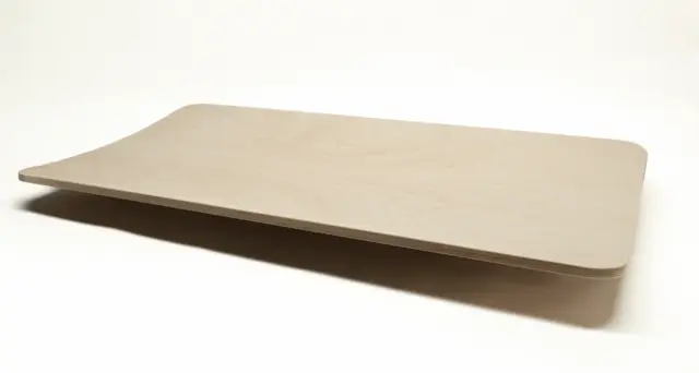 Banc en hêtre cintré